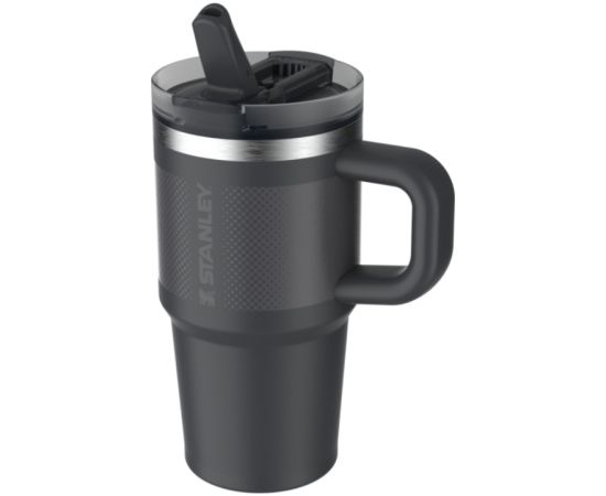 Stanley Термокружка с трубочкой The Quencher ProTour Flip Straw Tumbler 0.59L черная Термо кружки