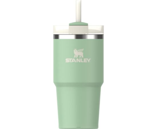 Stanley Termokrūze ar salmiņu The Quencher H2.O FlowState Tumbler 0,59L pistāciju krāsā Termosi un Termokrūzes