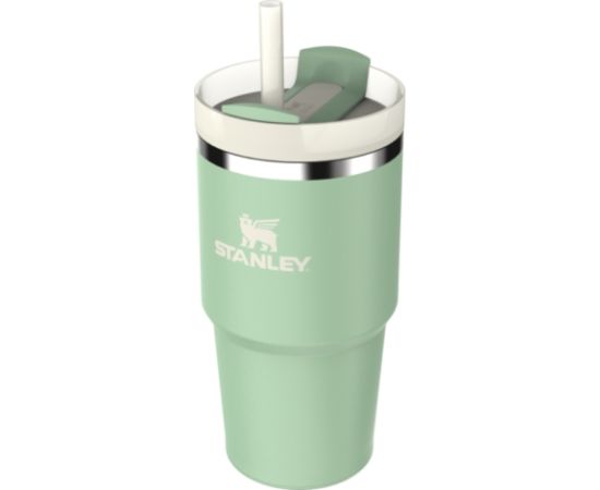 Stanley Termokrūze ar salmiņu The Quencher H2.O FlowState Tumbler 0,59L pistāciju krāsā Termosi un Termokrūzes