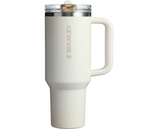 Stanley Termokrūze ar salmiņu The Quencher ProTour Flip Straw Tumbler 1.18L krēmkrāsā Termosi un Termokrūzes