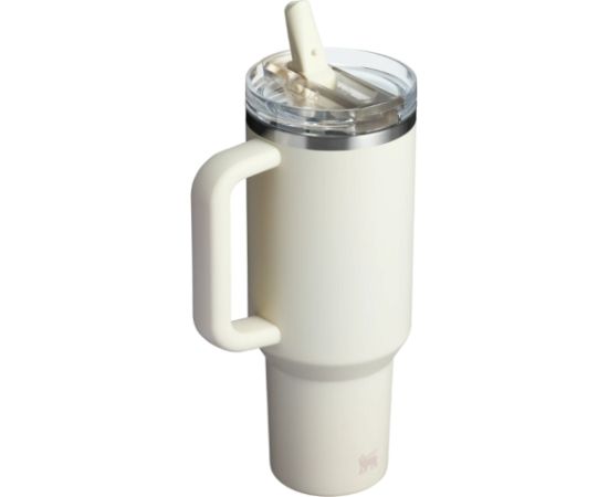 Stanley Termokrūze ar salmiņu The Quencher ProTour Flip Straw Tumbler 1.18L krēmkrāsā Termosi un Termokrūzes