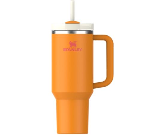 Stanley Termokrūze ar salmiņu The Quencher H2.O FlowState Tumbler 1.18L oranža Termosi un Termokrūzes