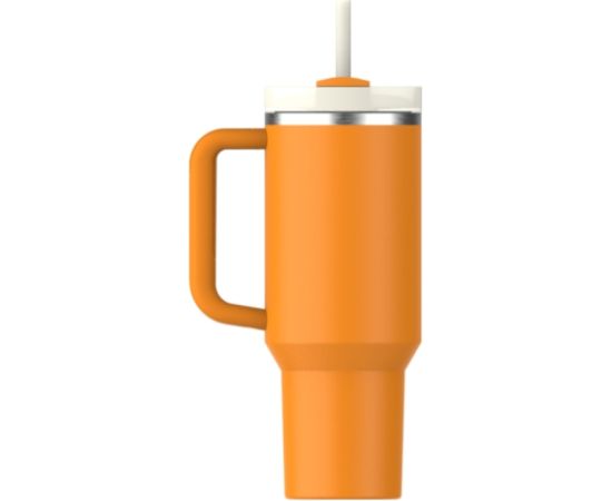 Stanley Termokrūze ar salmiņu The Quencher H2.O FlowState Tumbler 1.18L oranža Termosi un Termokrūzes