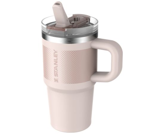 Stanley Termokrūze ar salmiņu The Quencher ProTour Flip Straw Tumbler 0,59L gaiši rozā Termosi un Termokrūzes