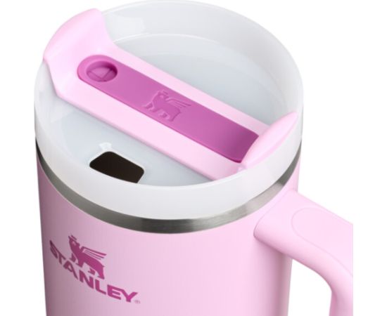 Stanley Термокружка с соломинкой The Quencher H2.O FlowState Tumbler 1,18 л розовая Термо кружки