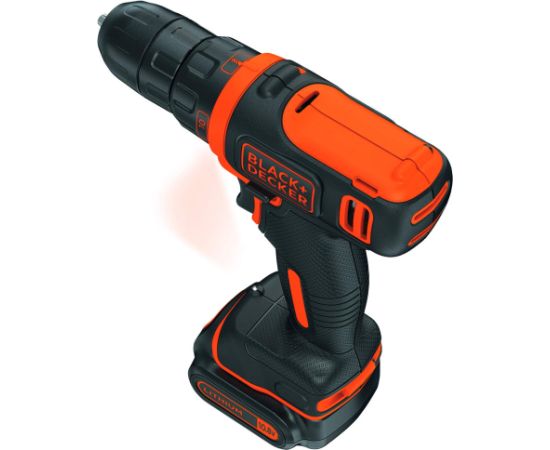 Black&decker BLACK + DECKER Cordless Drill BDCDD12BAFC, 10,8Volt (black / orange, suitcases, 2x Li-Ion battery 1.5Ah, 100-piece accessory kit) Jaunumi -Dārzam