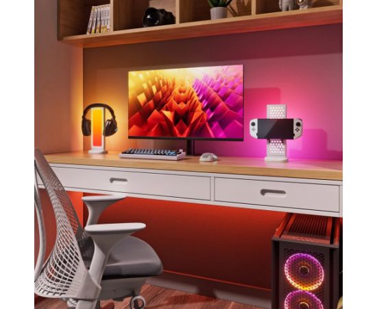 Nanoleaf Pegboard Desk Dock, White 15 W RGB Dekoratīvais apgaismojums 