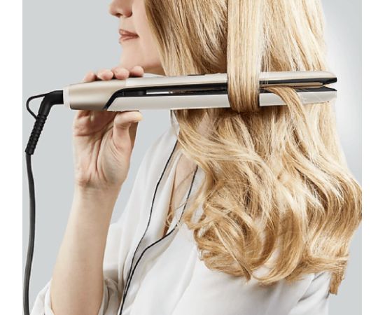 Rowenta Hair Straightener SF4633F0 Express Shine Ceramic heating system Ionic function Temperature (max) 210 °C Number of heating levels 8 Beige Matu taisnotāji