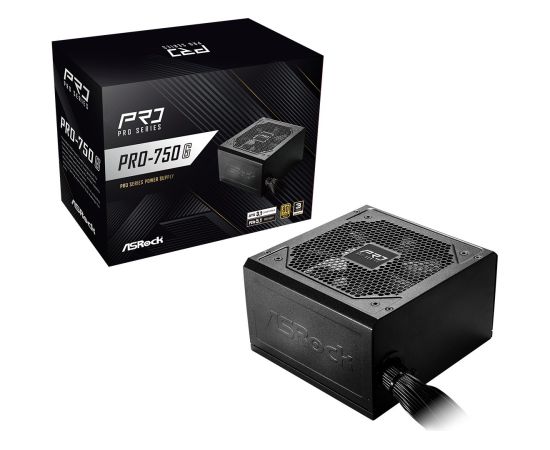 Zasilacz ASRock PRO-750G 750W 80 PLUS Gold Блоки питания