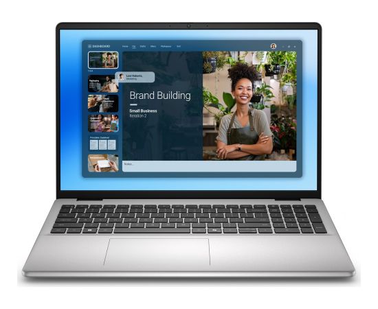 DELL DC16251 Intel Core 7 150U Laptop 40.6 cm (16") Full HD+ 16 GB DDR5-SDRAM 512 GB SSD Wi-Fi 6E (802.11ax) Windows 11 Pro Platinum, Silver Ноутбуки