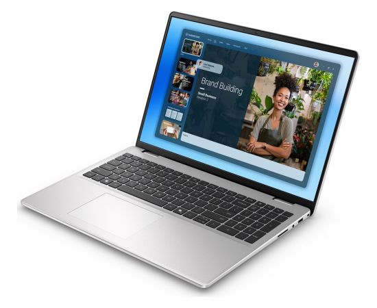 DELL DC16251 Intel Core 7 150U Laptop 40.6 cm (16") Full HD+ 16 GB DDR5-SDRAM 512 GB SSD Wi-Fi 6E (802.11ax) Windows 11 Pro Platinum, Silver Ноутбуки