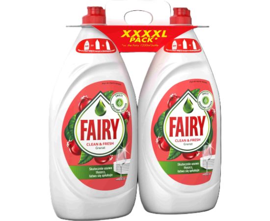 FAIRY Pomegranate trauku mazgāšanas līdzeklis, komplekts, 2x1350ml - 80803884 Tīrīšanas un Ķīmiskie līdzekļi