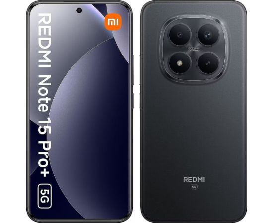 Xiaomi Redmi Note 15 Pro+ 5G 12/512GB Black Mobilie telefoni