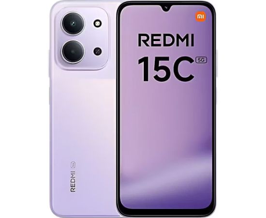 Xiaomi Redmi 15C 5G 4/256GB violet Mobilie telefoni