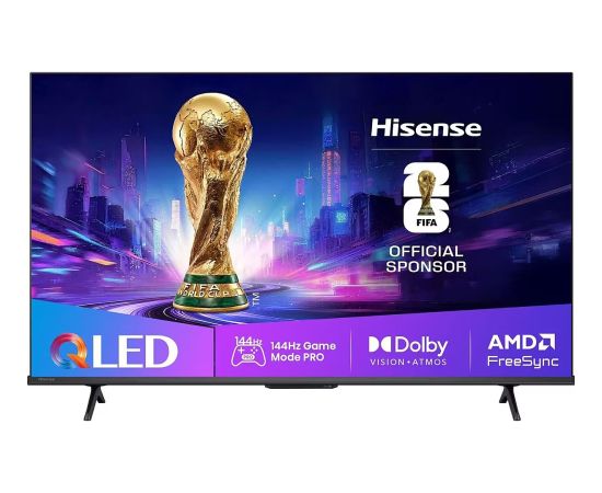 HISENSE 43E7Q PRO 43" QLED 4K VidaaOS 144Hz Dolby Atmos Телевизоры