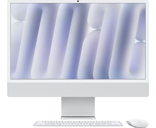 Apple iMac 24" 4.5K M4 Retina Nano-Texture 16GB 256SSD EN Silver All In One Datori (AIO)