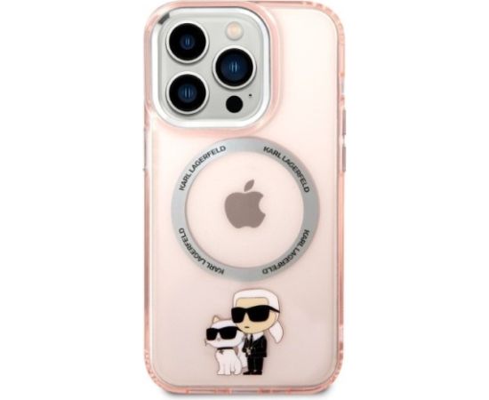 Karl Lagerfeld KLHMP14XHNKCIP Aizmugurējais Apvalks Priekš Apple iPhone 14 Pro Max Neoriģinālie Maciņi