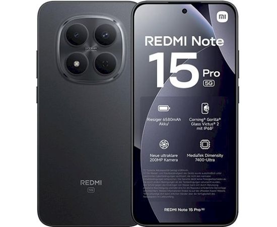 Xiaomi Redmi Note 15 Pro 5G Viedtālrunis 8GB / 512GB Mobilie telefoni