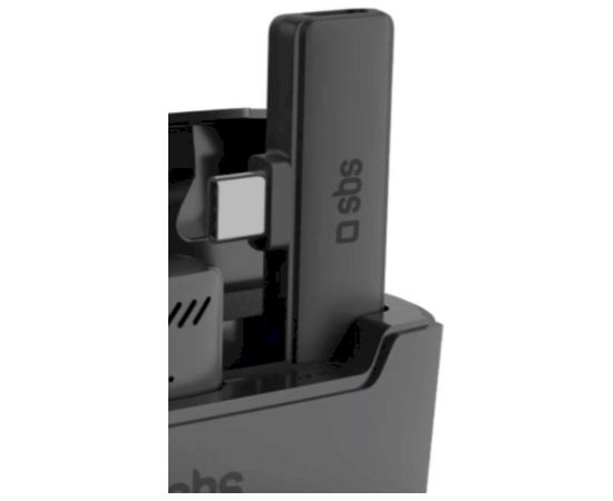 SBS Bezvadu mikrofoni ar USB-C uztvērēju Mikrofoni