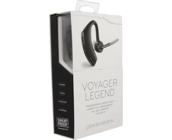 Plantronics Voyager Legend Premium Multipoint / A2DP / AVRCP / Bluetooth 4.1 Беспроводная Гарнитура черная