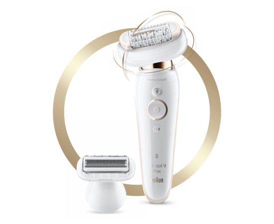 Braun Silk-épil 5-030, epilator (white/pink, bikini trimmer, shaving attachment, trimmer attachment, + entry-level attachment for sensitive areas) Epilatori, bikini trimmeri, sieviešu skuvekļi