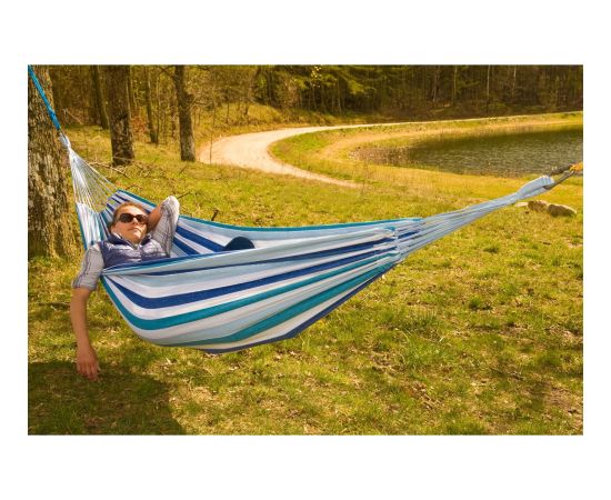 Royokamp Hamak ogrodowy 2 osobowy XXL 250x150cm Saska Garden Jaunumi -Dārzam