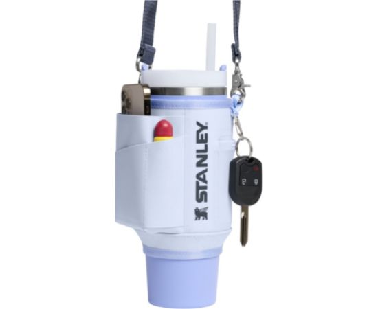 Stanley Чехол для термокружки с трубочкой The All-Day Quencher Carry-All 0.89L светло-голубого цвета Термо кружки
