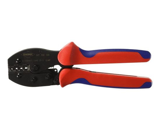 Knipex PreciForce crimping pliers 97 52 34 SB (red/blue, stripping, crimping 0.1 - 2.5mm) Новинки Для дома и сада 