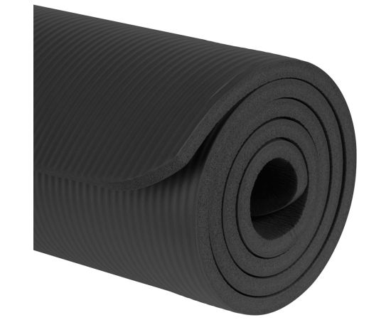 REBEL ACTIVE black gymnastic exercise mat Велосипеды