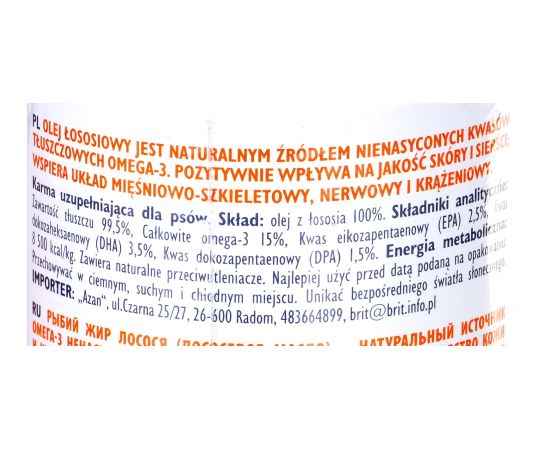 Brit Care Salmon oil 1000ml Suņu barība