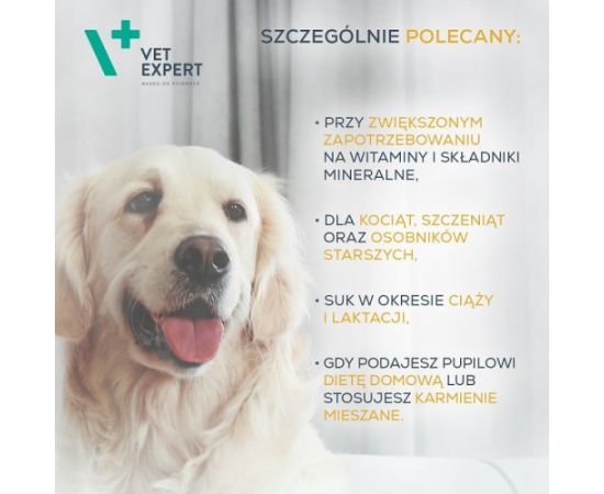 VET EXPERT Multivitamin - vitamin and mineral preparation for dogs and cats - 30 caps. Suņu barība