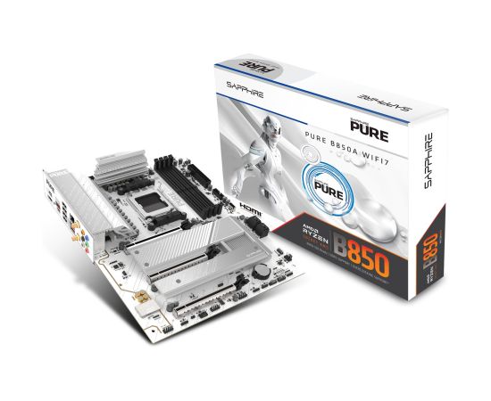 Sapphire PURE B850A WIFI 7 AMD B850 Socket AM5 ATX Материнские платы