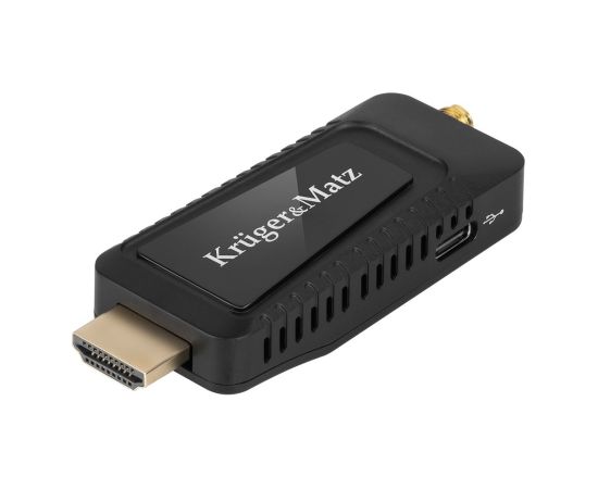 Kruger&matz KRUGER & MATZ mini Tuner DVB-T2 H.265 HEVC KM9998 Aудио-видео