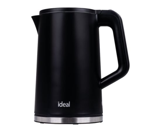 IDEAL Kettle 1.7 l, steel body, power 1500 W, black Tējkannas (elektriskās)