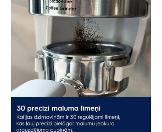 Electrolux E8EC1-8SW kafijas automāts, balts, 2200W, espresso Kafijas aparāti