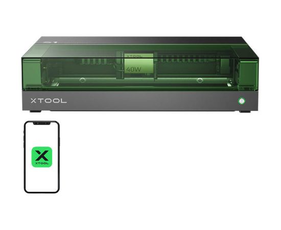 2-in-1 laser engraving machine xTool S1 40W Basic (Black) 3D-принтеры