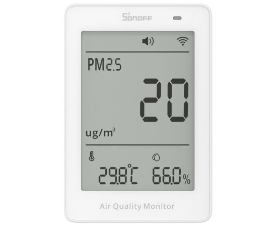 Sonoff AirGuard PM2.5 SAWF-07P WiFi LCD Air Quality Monitor Viedie Sensori