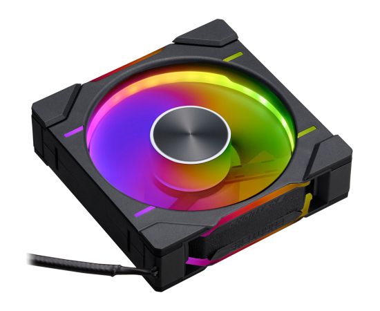 PHANTEKS D30 PWM Reverse Airflow D-RGB - 120mm, black Korpusu dzesēšana