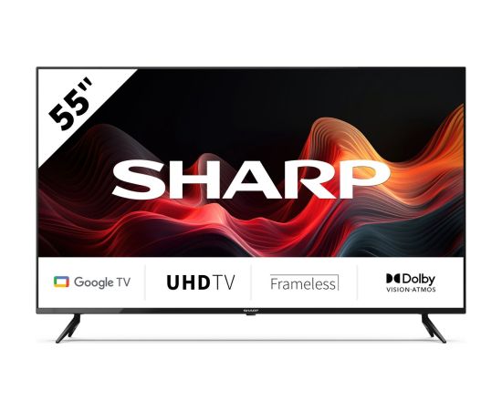 Sharp 50" | LED | 4K UHD | DVB-T2/C/S2 | Smart TV | Wi-Fi | Bluetooth | 4xHDMI | 2xUSB | 60Hz Televizori