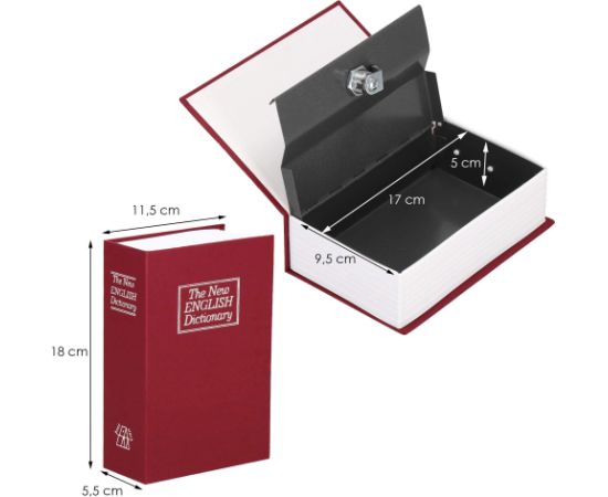 Grāmata seifs Springos HA5044 Priekšnama mēbeles