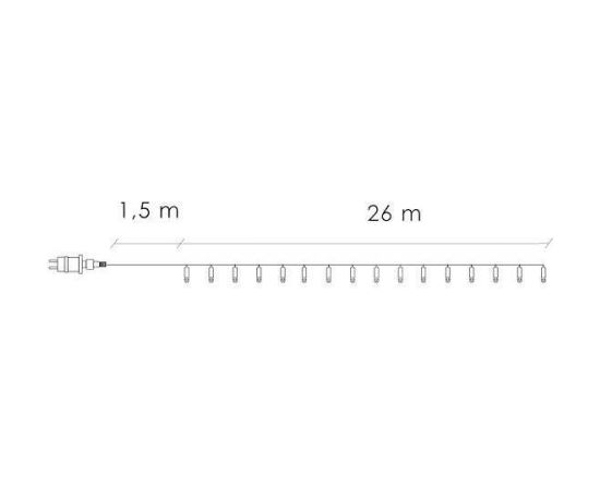 Рождественские гирлянды Springos CL0402 400 Led 27,5 м Ziemassvētku lampiņas, LED virtenes