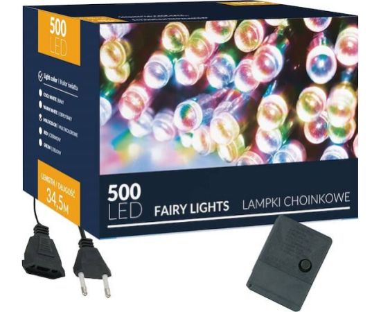 Ziemassvētku lampiņas Springos CL0536 500 Led multicolor 34.5 m Ziemassvētku lampiņas, LED virtenes
