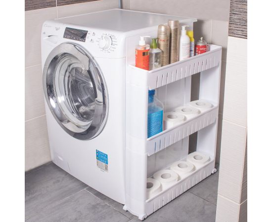 Мобильный шкаф на колёсах – 3‑х полочный контейнер Springos HA1010 Мебель для прихожей