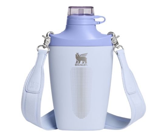 Термос с плечевым ремнём The Stanley Cross Bottle 0,68 л, светло-голубой Бутылки