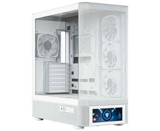 MODECOM Volcano Volcano AQ500 ARGB Midi White Datoru korpusi