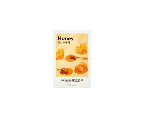 Missha Honey Airy Fit Sheet Mask - Vyživující pleťová maska 19.0g Духи и косметика