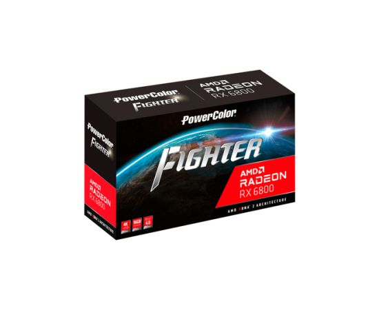 Power Color PowerColor AMD Radeon RX 6800 Fighter OC 16GB GDDR6 Grafiskās video kartes