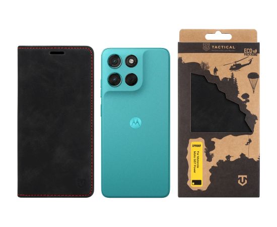 Tactical Xproof Cover Aizsargapvalks priekš Motorola Moto G57 Power / melns Neoriģinālie Maciņi