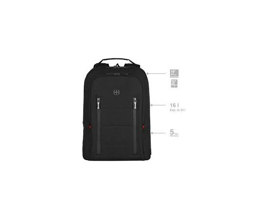 Wenger City Traveler 16" black Сумки, обложки для ноутбуков