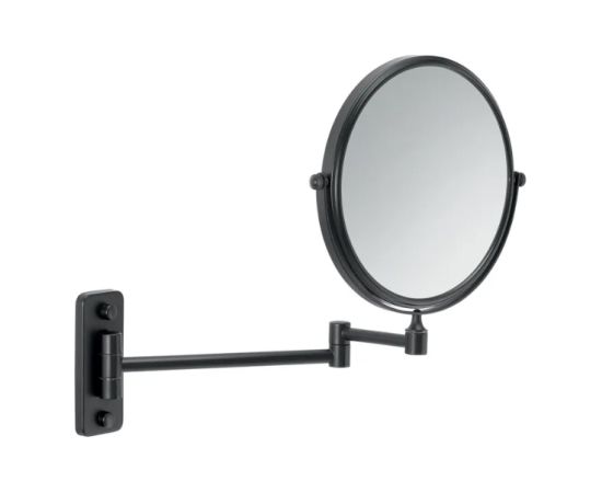 Gedy spogulis Gaia, d=180 mm, 3x palielina, pie sienas, matēts melns Vannas istabas spoguļi